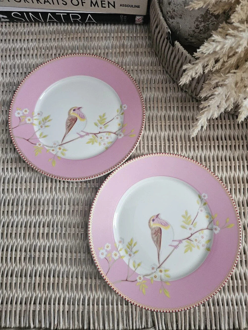 Pip Studio Pink Early Bird Mugs & Plates Porcelain Set